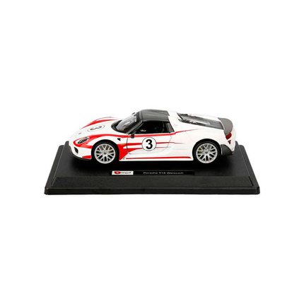 Bburago 1:24 Porsche 918 Spyder Model Car 18-28009