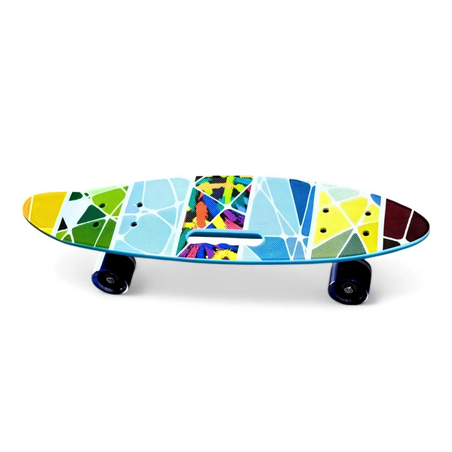 Patterned Medium Lighted Skateboard 60 cm