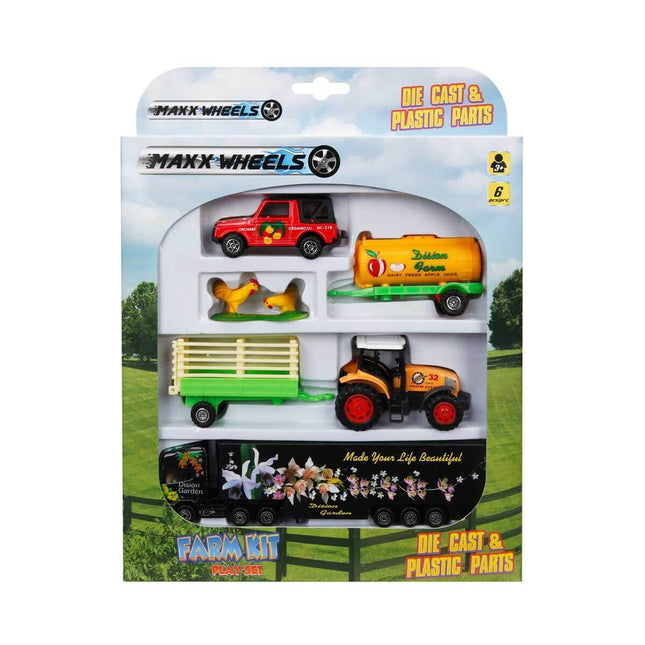 Maxx Wheels Vehicle Farm Set