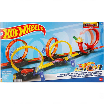 Hot Wheels Multi-Ring Race Track HDR83