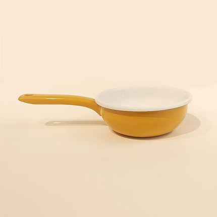 Enamel Casserole 14 cm Oxidized Yellow