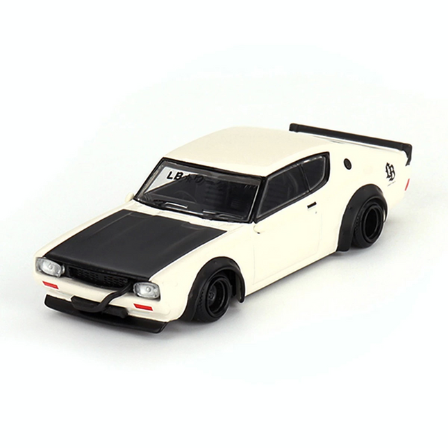 Mini GT 1/64 Nissan Skyline Kenmeri Liberty Walk White