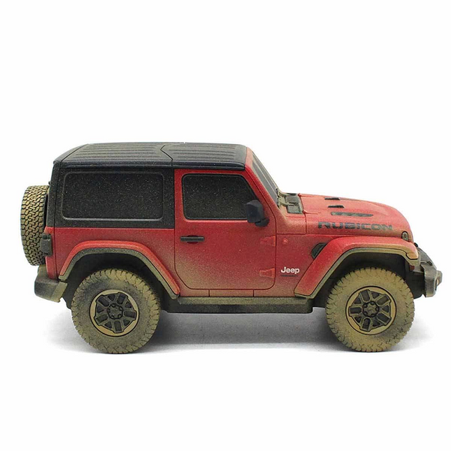 1:24 Jeep Wrangler Rubicon Muddy Remote Control Car