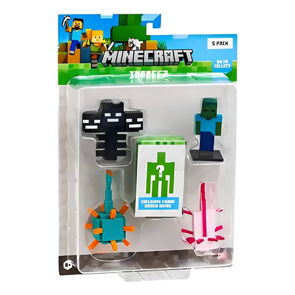 Minecraft 3D Figure Toppeez 5-Pack