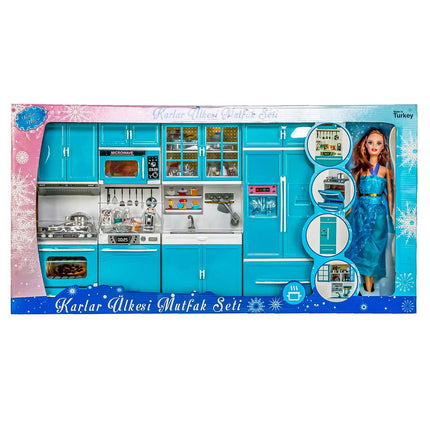 Frozen Baby and 4-Piece Kitchen Set