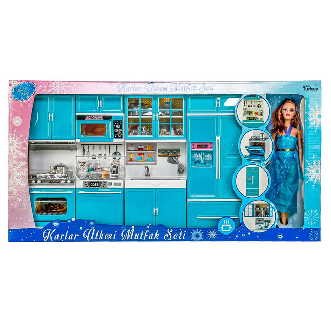 Frozen Baby and 4-Piece Kitchen Set