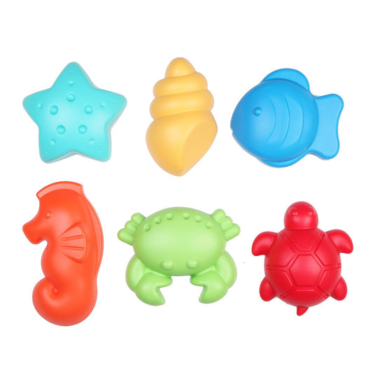 LC Lets Be Child Sea Animals Sand Mold 6 Pieces