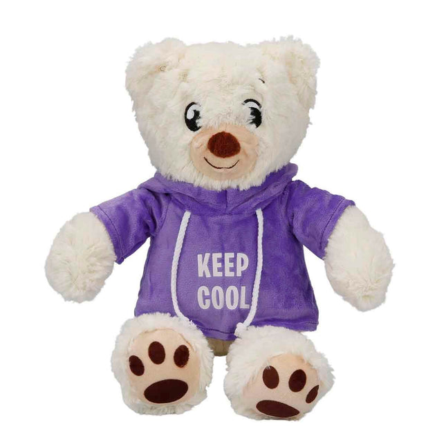 Hooded Plush Bear 30 cm.