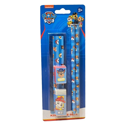 Paw Patrol 5 Piece Stationery Set with Pencil Case