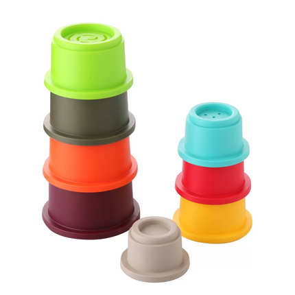 LC Educational Round Colored Containers
