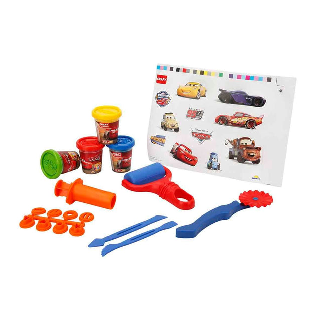 Crafty Cars Backpack Play Dough Set 200g 18 Pieces