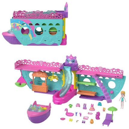 Polly Pocket Unicorn Dream Cruise Play Set HWP26