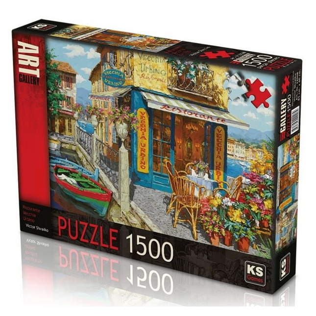 KS Games Ristorante Vecchia Urbino 1500 Piece Puzzle