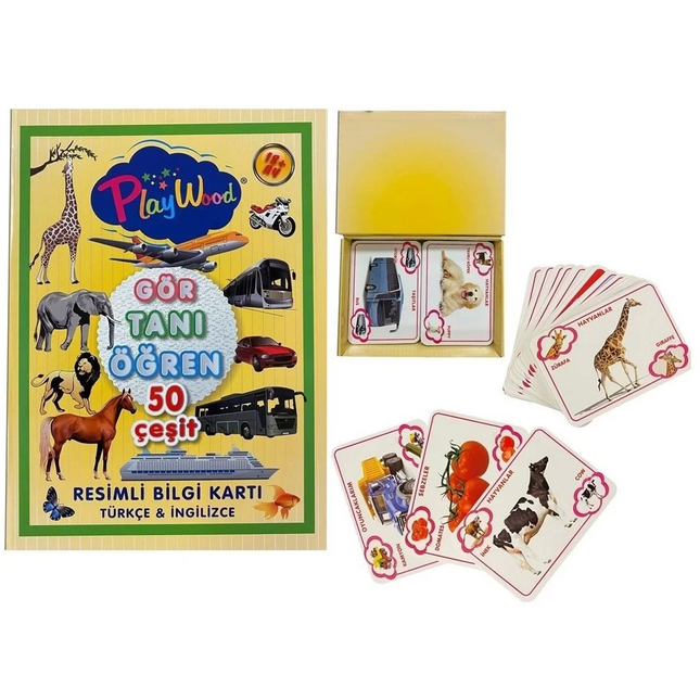 Playwood See-Know-Learn Educational Picture Flashcards