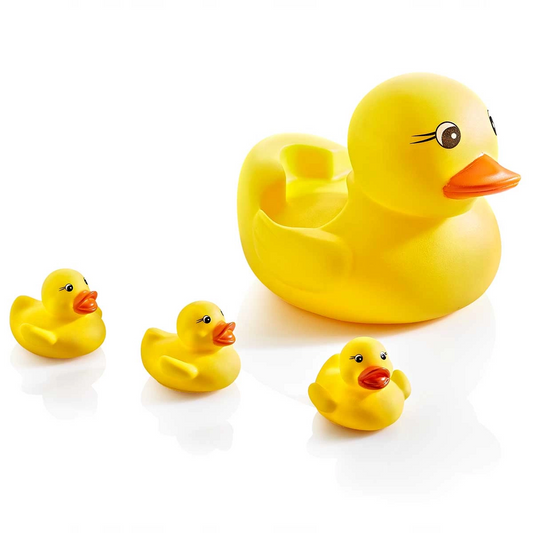 Oppla Cute Vinyl Duck Family Bath Toys