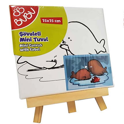 Bu-Bu Games Mini Easel Canvas Set