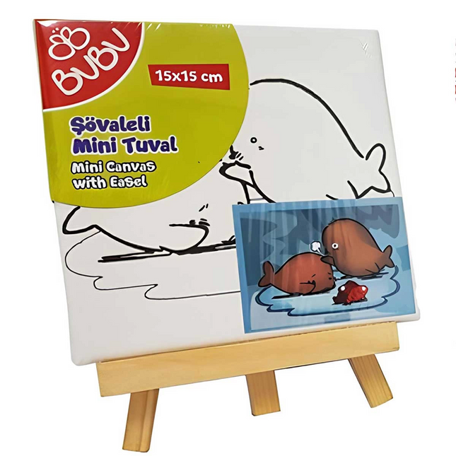 Bu-Bu Games Mini Easel Canvas Set