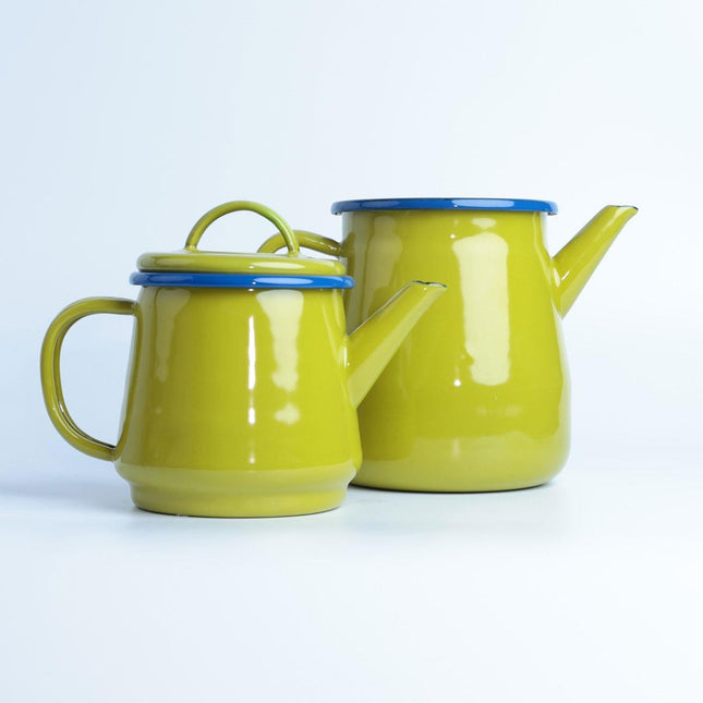 Enamel Teapot Pistachio Green