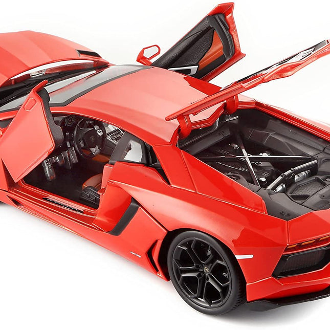 Bburago 1:18 Lamborghini Aventador LP700-4 Orange Model Car