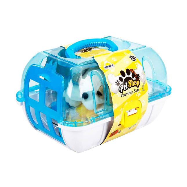 Sunman Plush Dog Vet Set with Bag