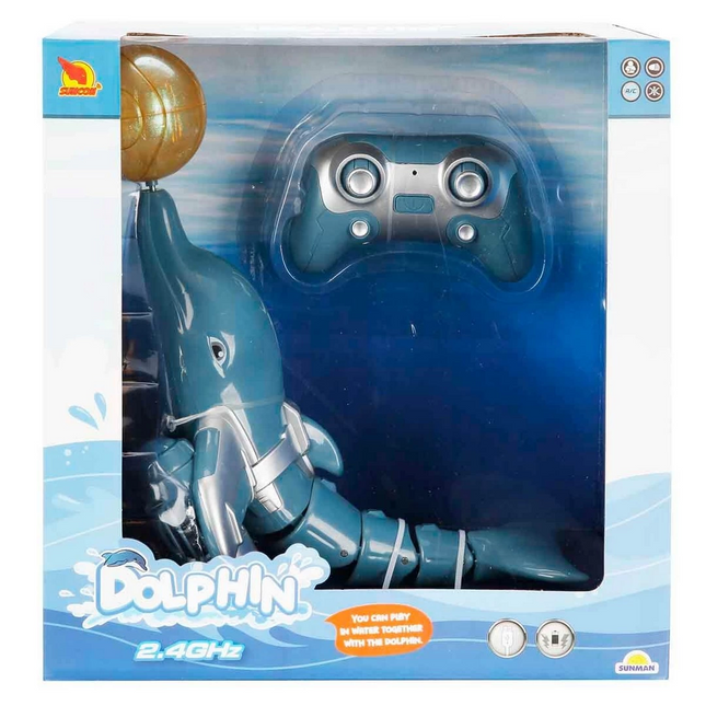 Suncon Illuminated USB Rechargeable Remote Control Dolphin