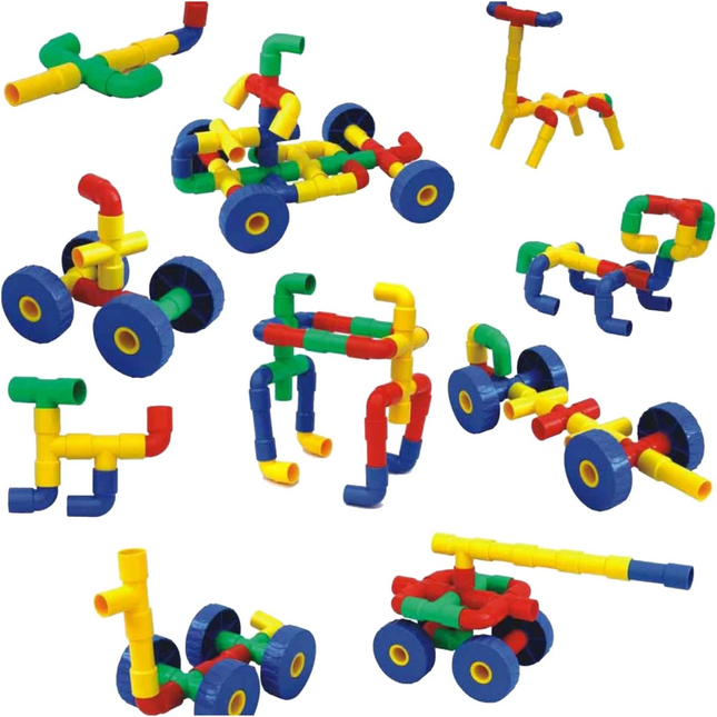 Wheeled Pipe Lego 72 Pieces