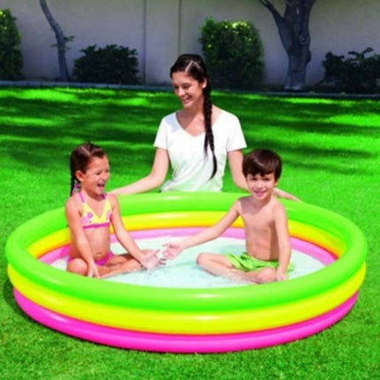Bestway Inflatable Floor 3-Compartment Pool