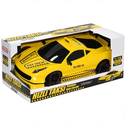 1:12 Yellow Cab with Scuffs