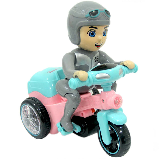 Electric Tricycle Battery-Operated Motorcycle with Lights and Sounds