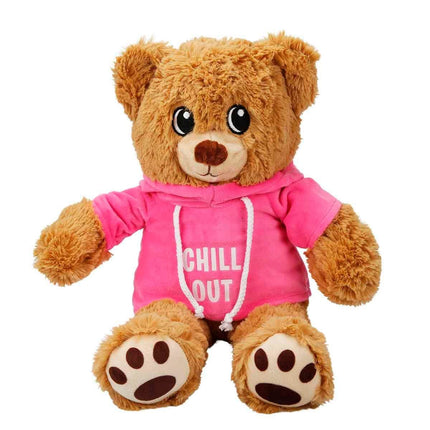 Hooded Plush Bear 30 cm.