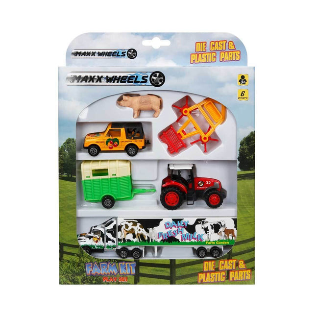 Maxx Wheels Vehicle Farm Set
