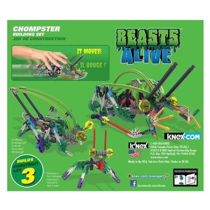 K'Nex Chompster Beasts Alive Building Set 34482