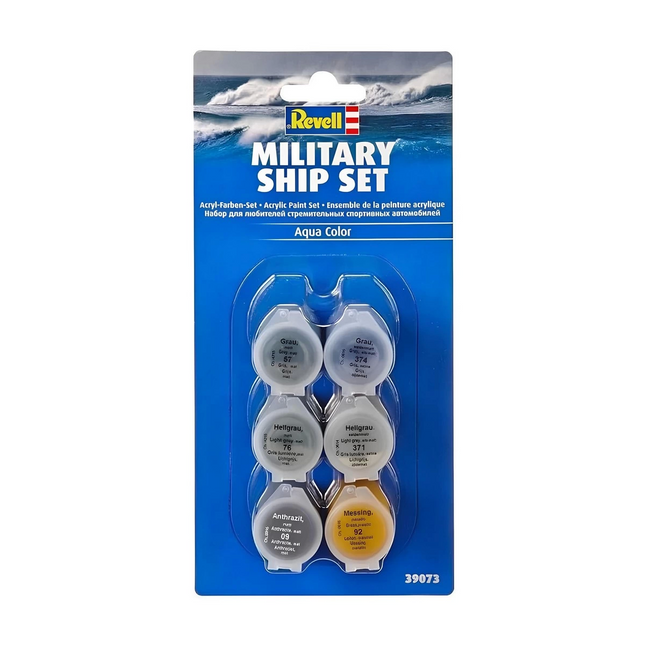 Revell Military Ship Paint Set (Blister) 39073