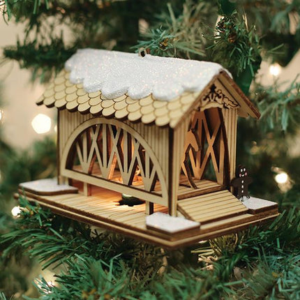 Covered Bridge &amp; Sleigh
