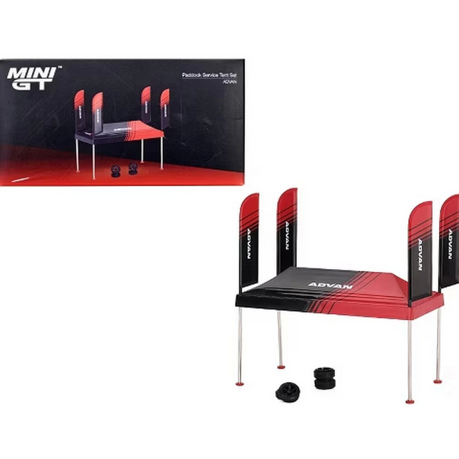 Mini GT 1/64 Paddock Service Tent Set ''ADVAN''