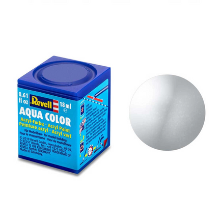 Revell 99 - Aqua Color Metallic Aluminum - Acrylic Paint - 18 ml