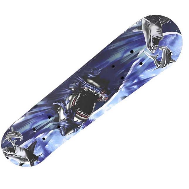 Large Patterned Skateboard