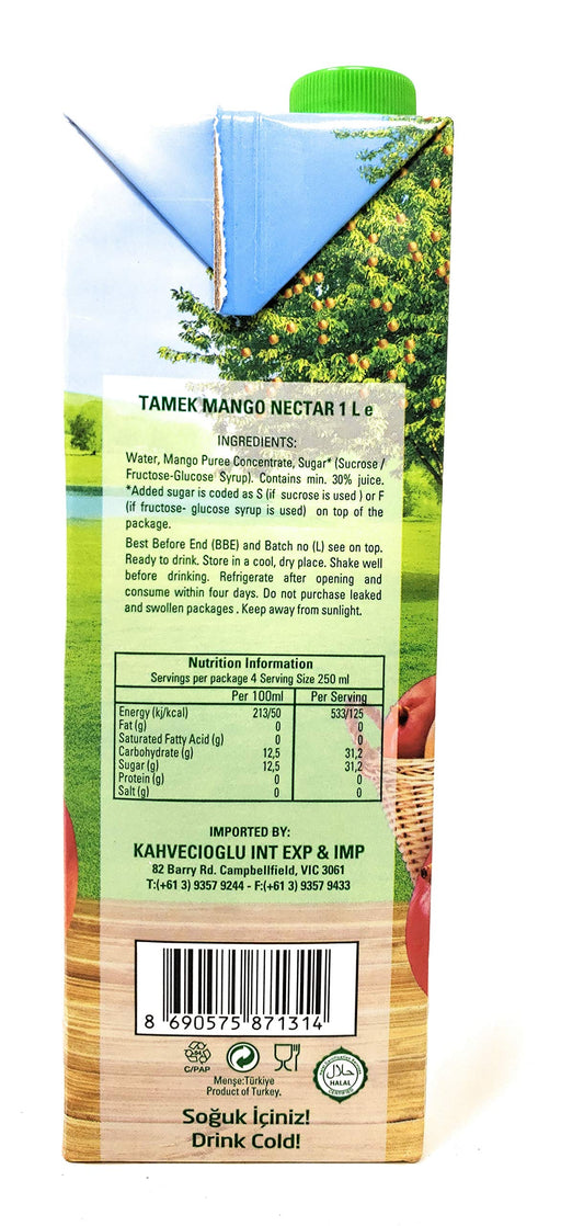 Tamek Mango Nectar Juice (2 Pack, Total of 67.6fl.oz)