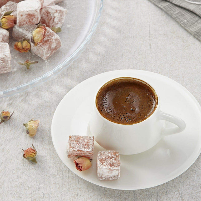 KURUKAHVECI MEHMET EFENDI Turkish Coffee, Arabica Beans, Roasted Ground, Rich Aroma, Fresh, Medium to Heavy-bodied, Original Taste Since 1871 (3.52 OZ / 100 Gr)