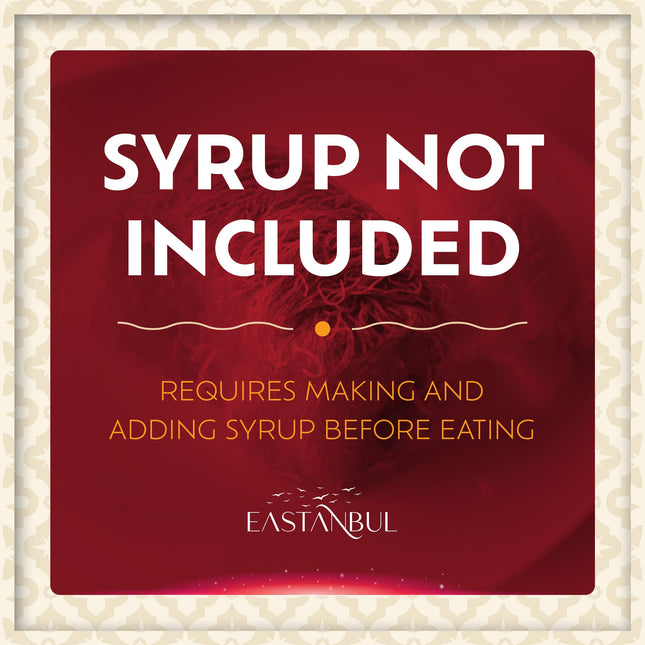 Eastanbul Kataifi Rolls Kataifi Shredded Fillo Dough (Syrup not included) Twisted Kadayif Pastry Dough, From Staple Syrup Sweetened Dessert, Ingredient for Dubai Chocolate, Shredded Wheat Cereal, 300g