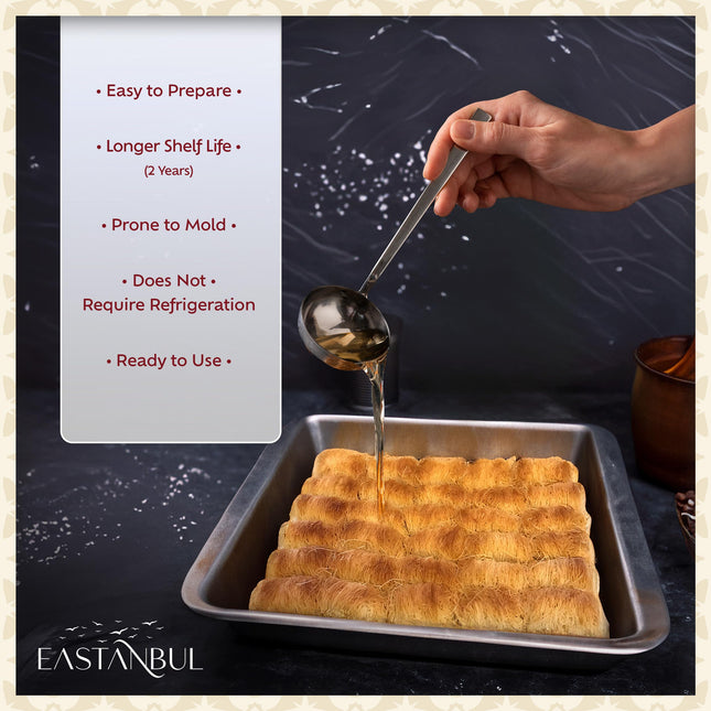 Eastanbul Kataifi Rolls Kataifi Shredded Fillo Dough (Syrup not included) Twisted Kadayif Pastry Dough, From Staple Syrup Sweetened Dessert, Ingredient for Dubai Chocolate, Shredded Wheat Cereal, 300g