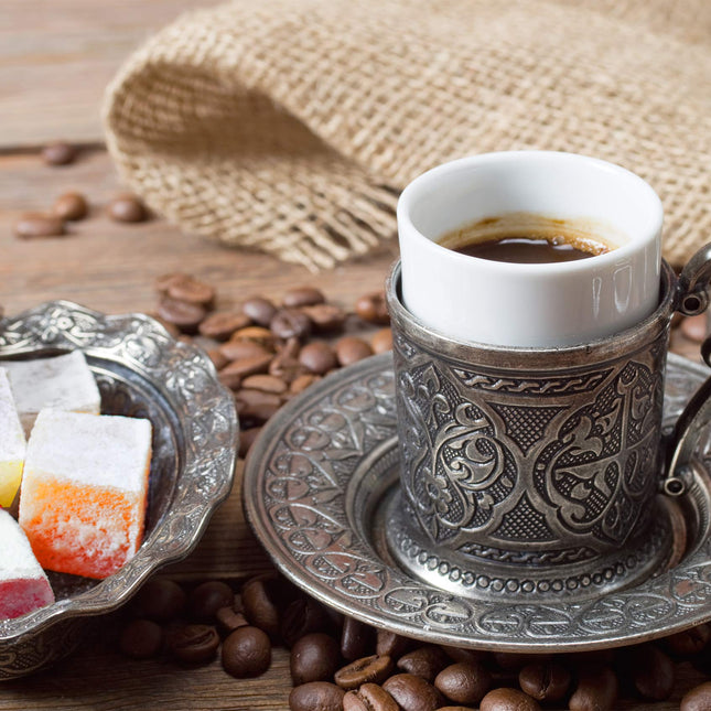 Cerez Pazari Turkish Delight With Rose, Orange, &amp; Lemon Flavors, Gourmet Medium Size Snacks Gift Box, Traditional Confectionery Loukoumi, Vegan Candy Dessert Turkish Delight, No Nuts, 16 oz.