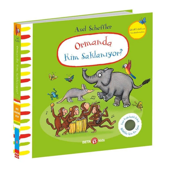 Who's Hiding in the Woods? Felt Cover Book