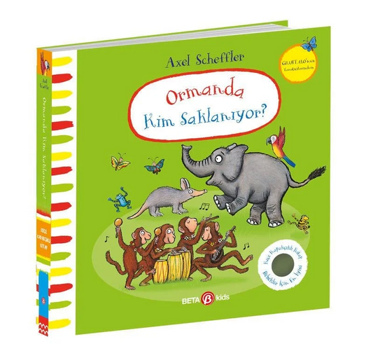 Who's Hiding in the Woods? Felt Cover Book
