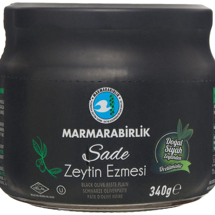 MARMARABIRLIK OLIVE PASTE - PLAIN 340 G / 12 OZ PLAIN OLIVE PASTE