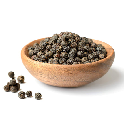 Cerez Pazari Whole Black Peppercorns 12 oz, &amp; Himalayan Pink Salt Coarse Grain 2 lbs, Premium Quality Natural Seasonings, Freshly Packed For Grinder Refill, Resealable, Non-GMO, Gluten-Free, 2-Pack