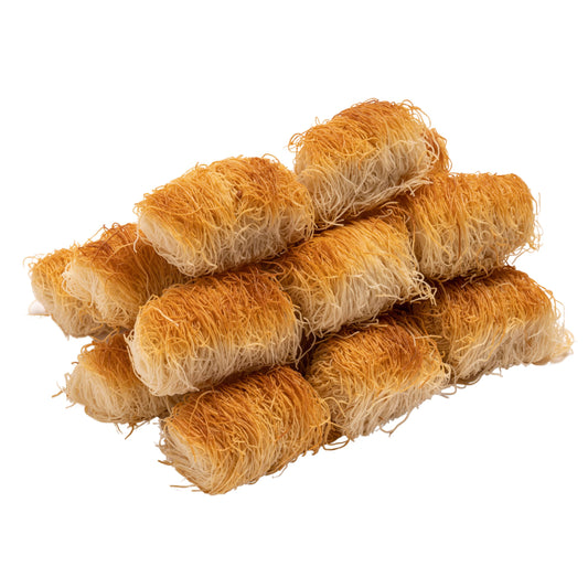 Eastanbul Kataifi Rolls Kataifi Shredded Fillo Dough (Syrup not included) Twisted Kadayif Pastry Dough, From Staple Syrup Sweetened Dessert, Ingredient for Dubai Chocolate, Shredded Wheat Cereal, 300g