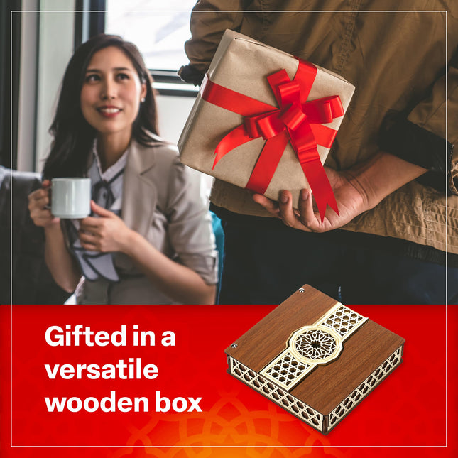 Eastanbul Turkish Delight, 32oz, Turkish Delights Candy, Premium Assorted Lokum with Nuts, Lokum with Nuts in Souvenir Wooden Gift Box, International Candy Sweets, Gourmet Gift Box