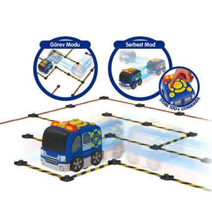 Silverlit Tooko Programmable Police Vehicle Playset