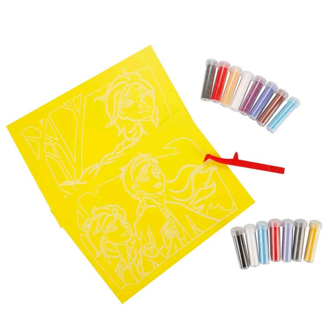 2in1 Disney Frozen Sand Painting Set DS 34